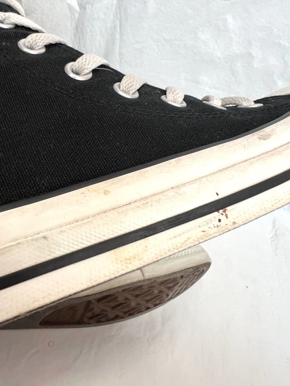 Converse Knee High Tall sneakers XXHI Shoes Black canvas womens 9 y2k boots zip - Picture 11 of 15